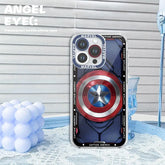 Marvel Iron Man & Spider-Man Logo Phone Case for iPhone